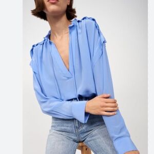 NWT Joie 100% Silk Jaylin Blouse XS